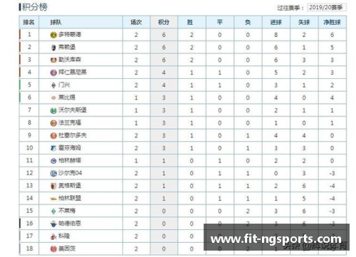 NG体育德甲最新积分榜：勒沃库森4_0大胜领跑，拜仁2_1紧追其后，斯图加特表现抢眼